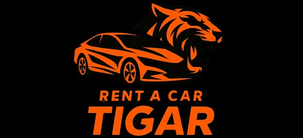 Rent a Car Tigar logo — automobil i tigar